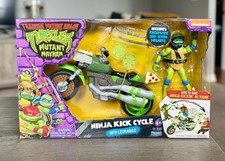 Playmates Teenage Mutant Ninja Turtles Mutant Mayhem NINJA KICK CYCLE w Leonardo