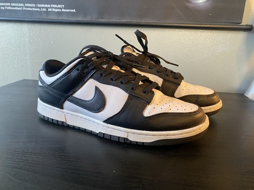 Size 10.5 - Nike Dunk Low Black White Panda Dunk