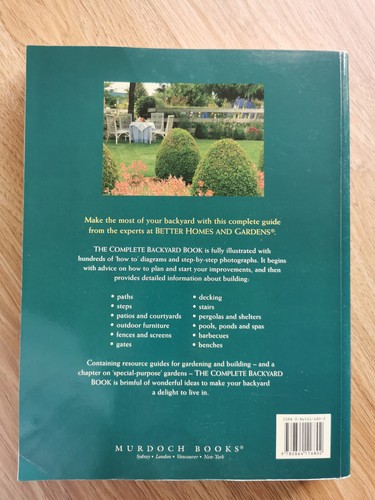 Complete Aussie Backyard Better homes and Gardens (Paperback, 2002) - Picture 2 of 5