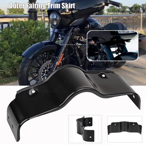 Metal Outer Fairing Trim Skirt For Harley Street Glide 10-11 Trike FLHXXX FLHX - Picture 3 of 25