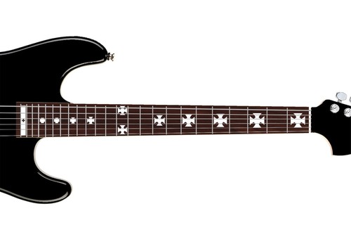 Iron Cross Guitar / Bass Decal Sticker Inlay - 9 colors (TWO Pack) Mix or Match - Picture 2 of 10