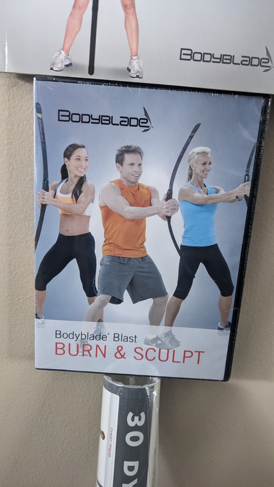 BodyBlade CLASSIC 48" Kit SET DVD Exercise Guide Chart Weight Loss