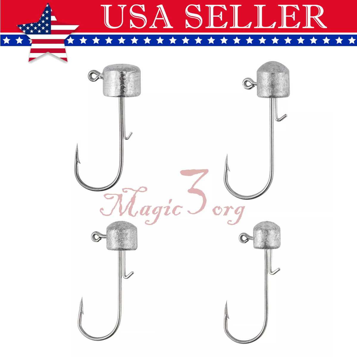 25/50pcs Mushroom Ned Rig Jig Head Hooks Shroom Lead Bait Bass