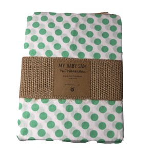 polka dot crib sheet