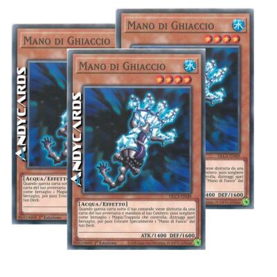 3x ICE HAND   (Ice Hand)   Common   DLCS IT049   1Ed   Yugioh! ANDYCARDS