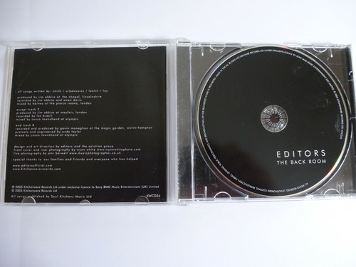 Editors...The Back Room...CD...(Fall, Bullets, Distance, Camera) - Picture 2 of 2