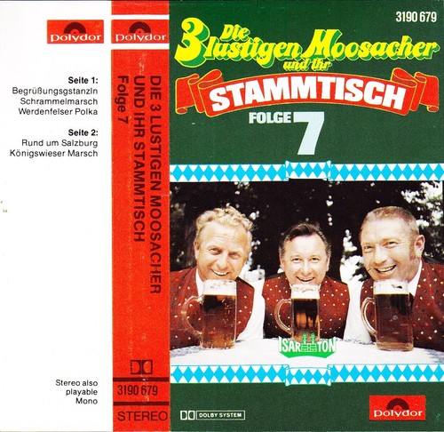 MC Die 3 lustigen Moosacher und ihr Stammtisch - Folge 7 - Polydor - tape 1979 - Picture 2 of 3
