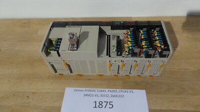 Omron SYSMAC CQM1, PA203, CPU41-V1, SRM21-V1, ID212, 2xOC22