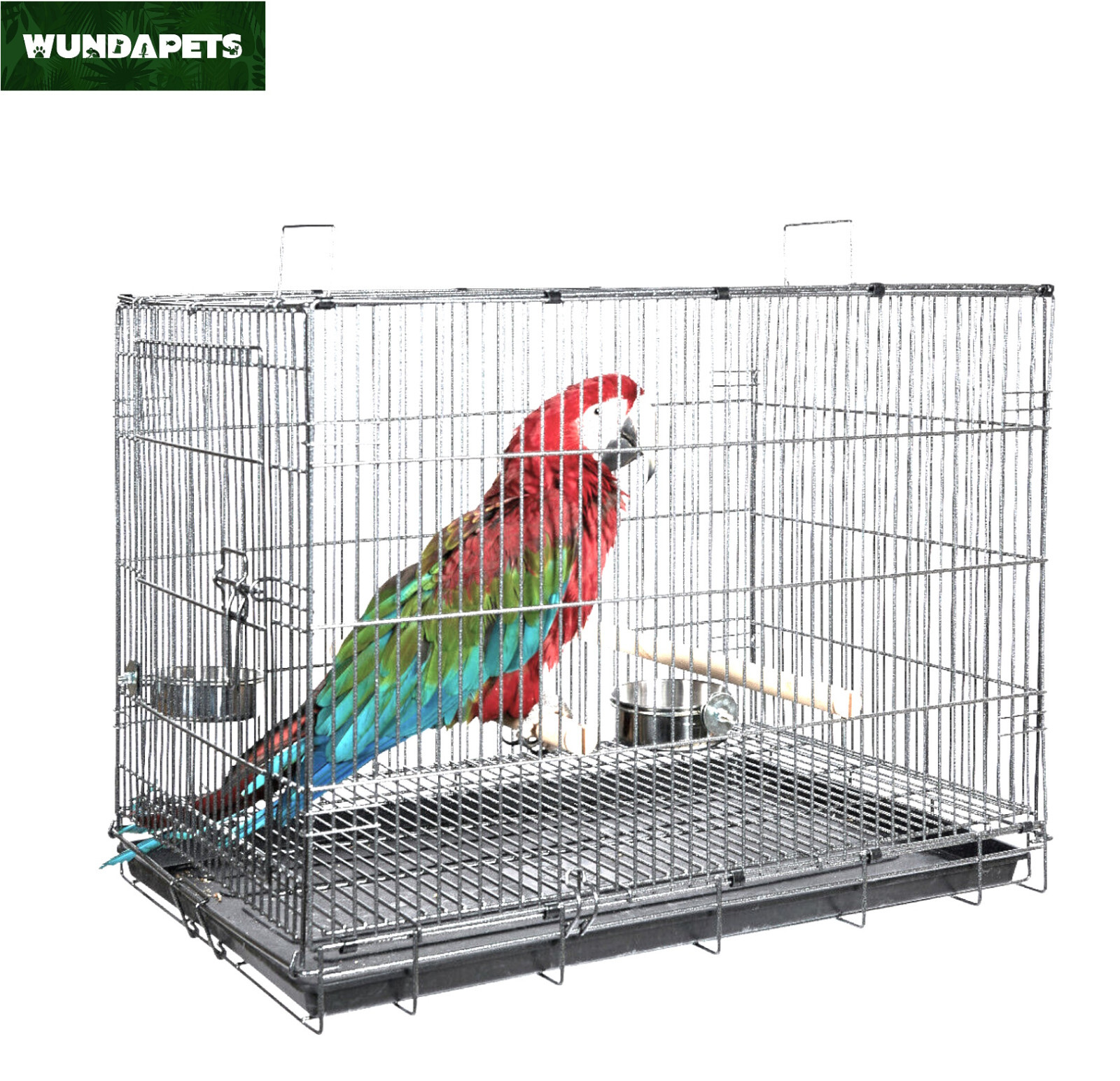 WUNDAPETS CARRIER 30"" LARGE PARROT BIRD TRANSPORT CARRYING CAGE TRAVEL HOLIDAY