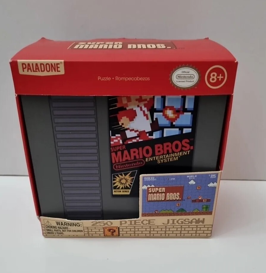 Nintendo Super Mario Bros Game 250 Pc Jigsaw Puzzle & Collectible Tin | Paladone