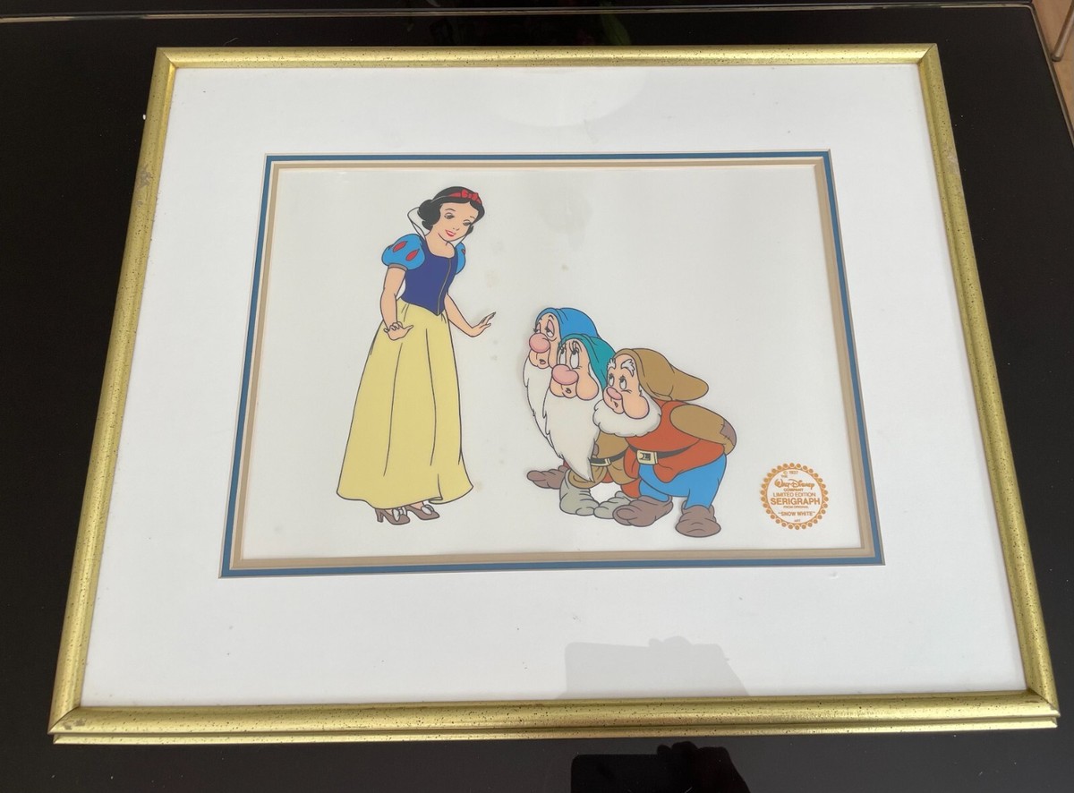 Walt Disney Snow White Limited Edition Serigraph Cel 1937