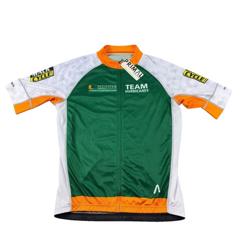 Men's XS Primal Short Sleeve Full Zip Cycling Jersey Top Team