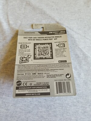 2014 Hot Wheels TOYOTA SUPRA Blue & Green 22/250 GREAT CARD Night