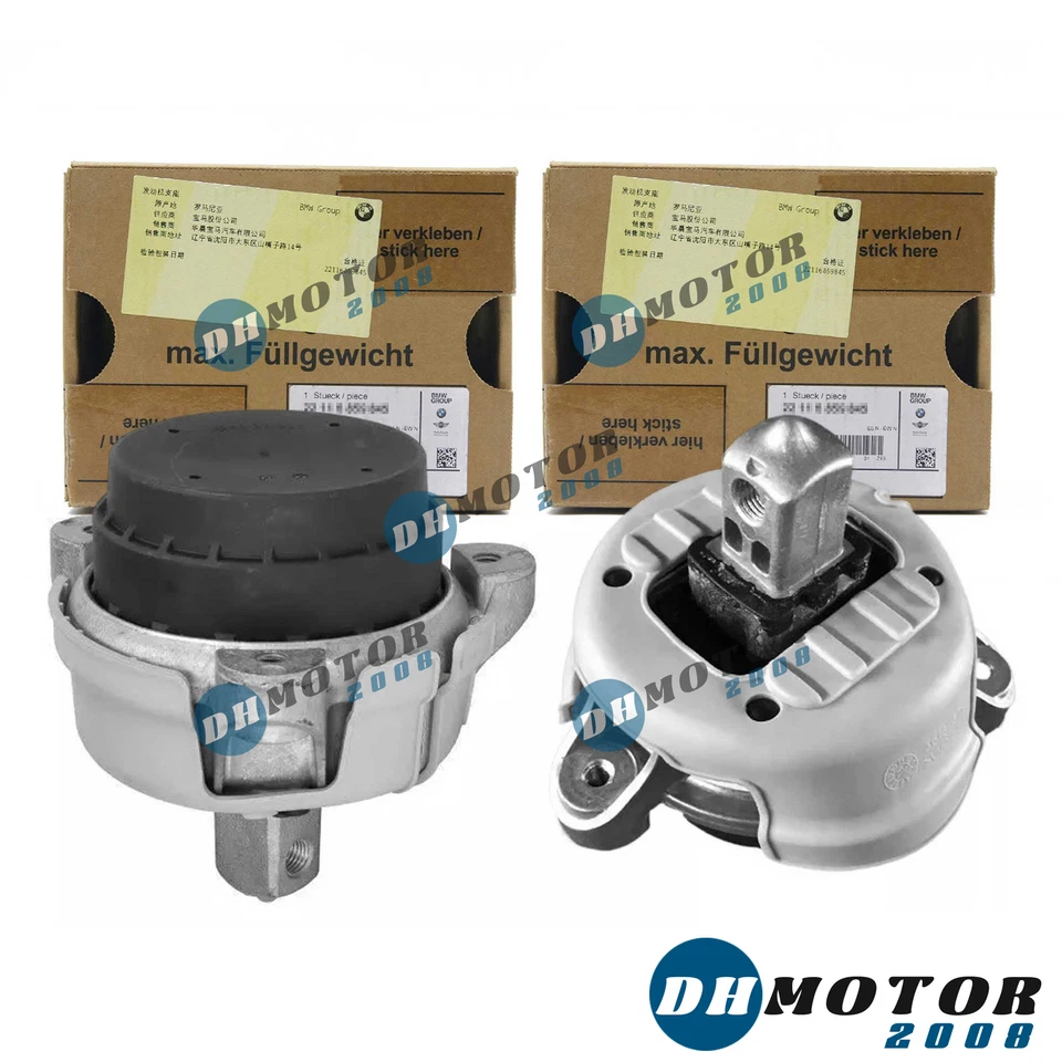 GENUINO 2 PIEZAS MONTAJE MOTOR IZQUIERDO Y DERECHO PARA BMW 740i 2010-2012, 740Li 3.0L GAS Foto 3 de 4