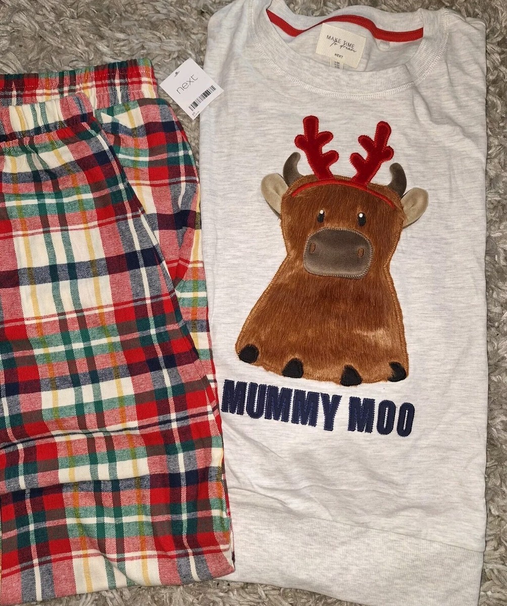 Highland Cow Next Pjs For Ladies Pyjama Set Next Personalised Pjs