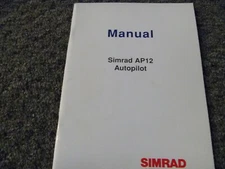 Simrad AP12 Autopilot Owner Operator Maintenance Manual User Guide xz