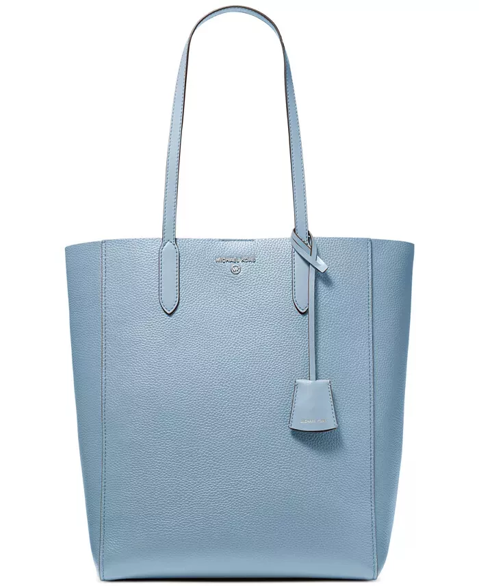 Michael Kors Jet Set Tote Handbag Blue Saffiano Leather light blue gold  hardware | eBay