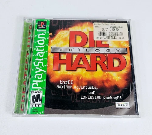 Die Hard Trilogy PlayStation 1 PS1 Greatest Hits Complete CIB Tested Working