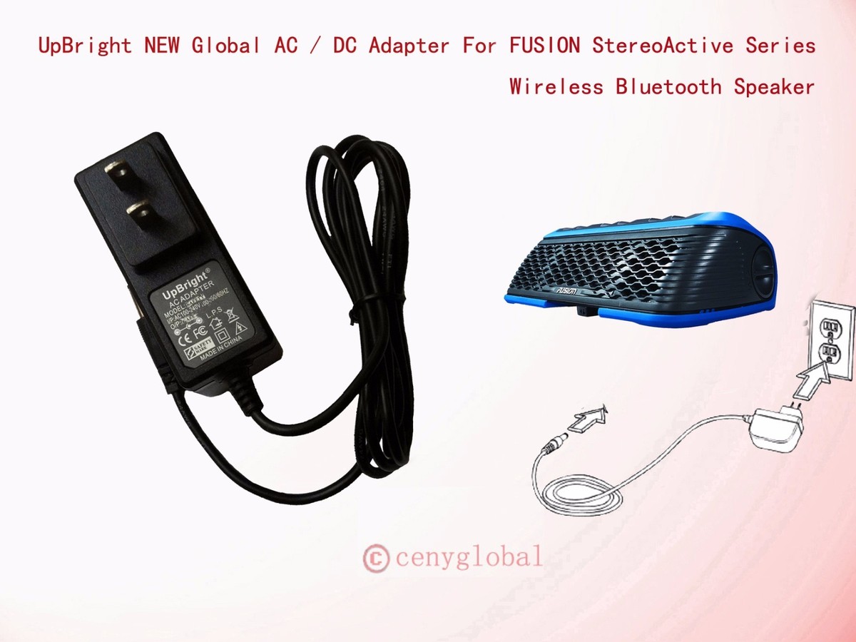 12V AC Adapter For FUSION StereoActive Serie Wireless Bluetooth