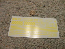 S DeSignS decals S Gauge Erie Lackawanna caboose maroon grey yell lett  N93