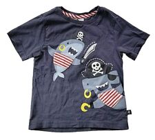 Tommy Bahama Youth Kids BOYS Size 24m 2Y 2 Years Old Pirate Shark Graphic Shirt