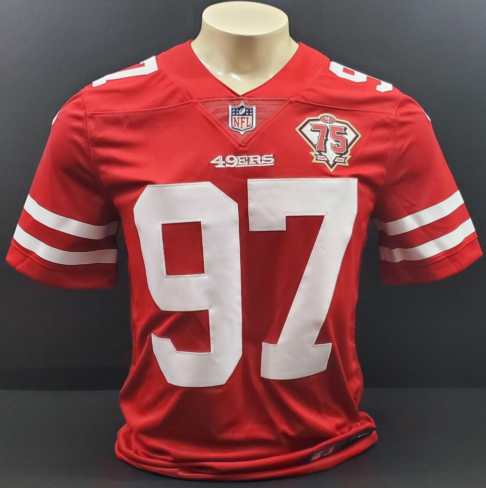 Nike San Francisco 49ers Bosa #97, 75 Ann Vapor Untouchable Jersey