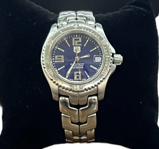 Tag heuer link blue dial discount