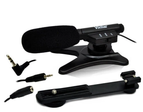 Videocámara Vivitar micrófonos para Nikon