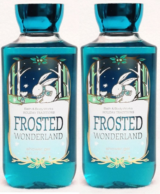 2 Bath & Body Works Holiday Traditions FROSTED WONDERLAND Shower Gel Body Wash eBay