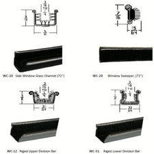 1940-56 Buick Cadillac Olds Chevy Pontiac Door Window Run Channel Kit 1940-56 Buick Cadillac Olds Chevy Pontiac Door Window Run Channel Kit