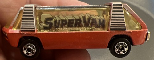 Vintage 1980 Zylmex P341 Super Van Red 1:64 Scale Hong Kong Metal Base Free Ship