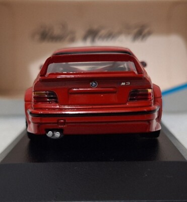 BMW M3 E36 GTR Street 1993 Red 1:43 Minichamps 430023382 EXTREMELY
