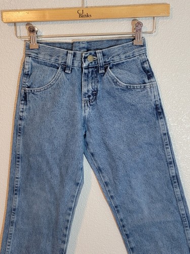 rustler boys jeans size 8 regular straight denim blue - Picture 4 of 9
