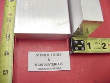 2 Pieces 1" X 3" ALUMINUM 6061 FLAT BAR 3" long T6511 NEW Extruded Mill Stock