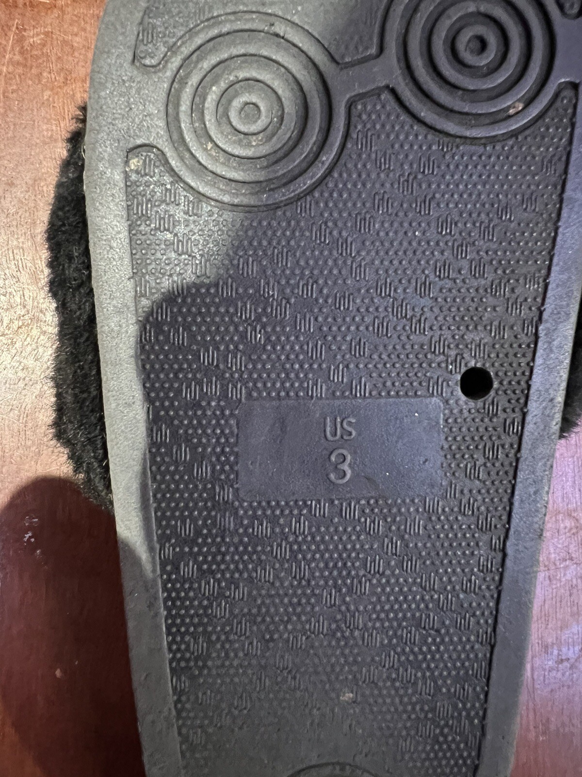 Steve Madden Solid Black Softey Fuzzy Slip On Cas… - image 3