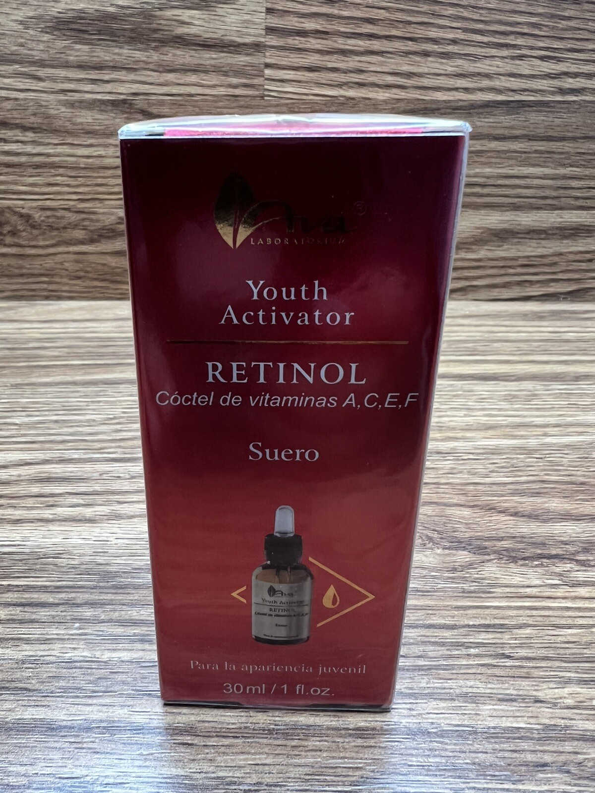 Ava Youth Activator Retinol Cocktail of Vitamins a C E F Serum 1oz for