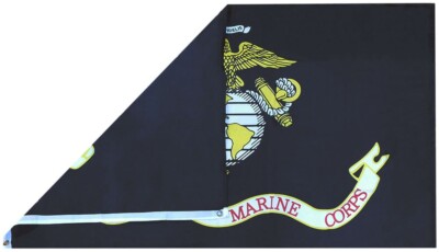 Bandiera US Marine Corps 3x5 FT EGA Rossa In Pensione – Licenza Ufficiale – Poliestere