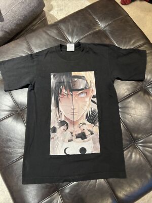 Naruto Shirt Pro 5 Anime Big Graphic Size S Black