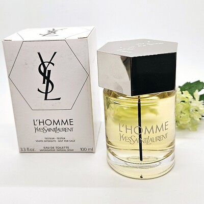 YSL Yves Sait Laurent L'Homme EDT Eau De Toilet 3.3 oz /100ml VINTAGE Batch 2015