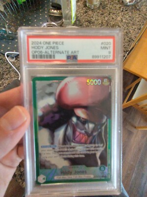 One Piece PSA 9 Hody Jones OP06-020 L Alt Art English 2024 Wings