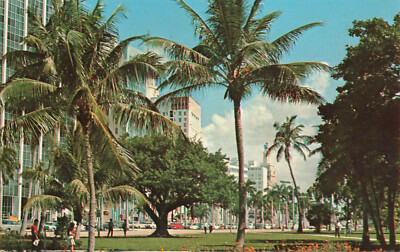 Postcard Biscayne Blvd Miami Florida