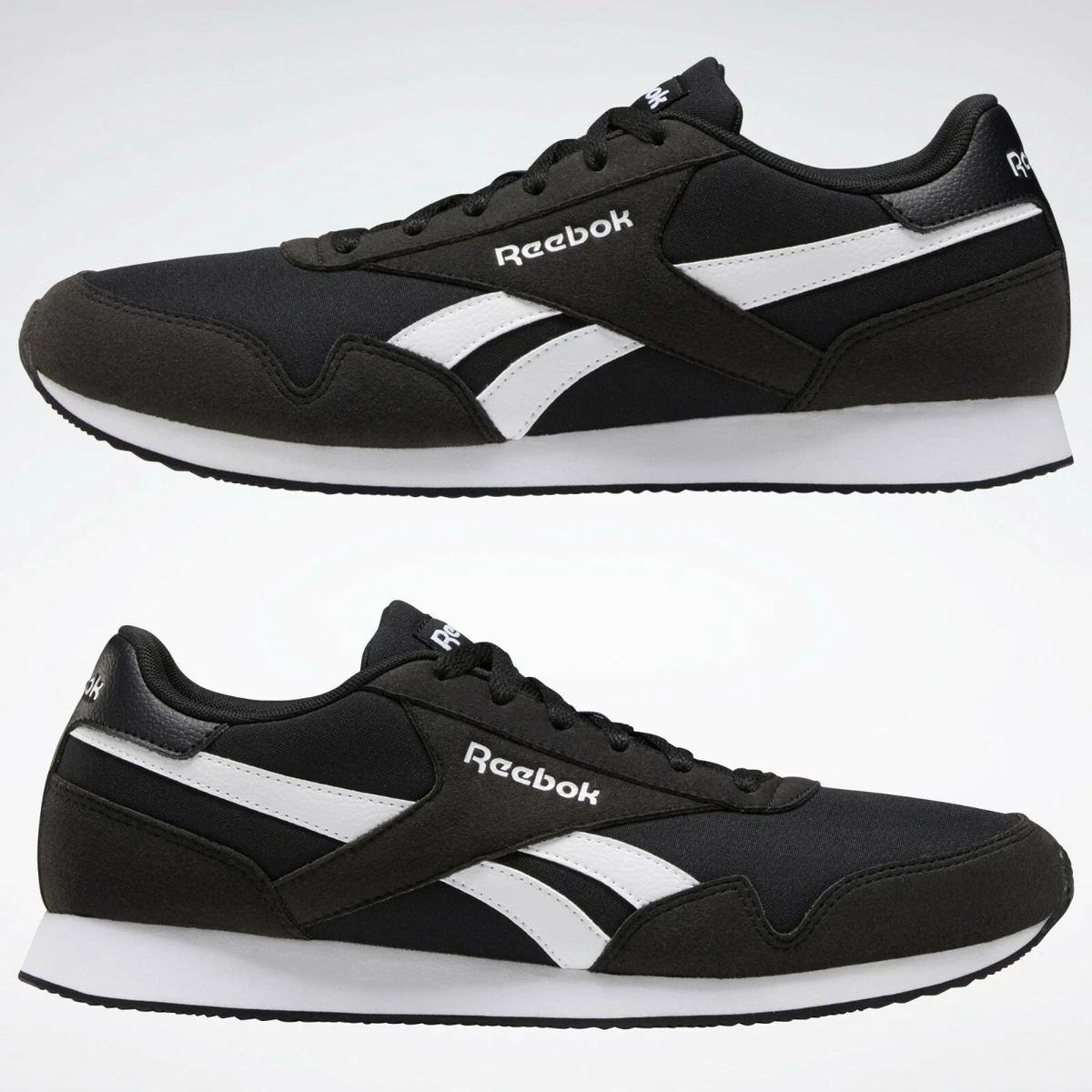 REEBOK ROYAL CLASSIC JOGGER 3.0 SHOES Black UK 8.5 US 9.5 EU 42.5