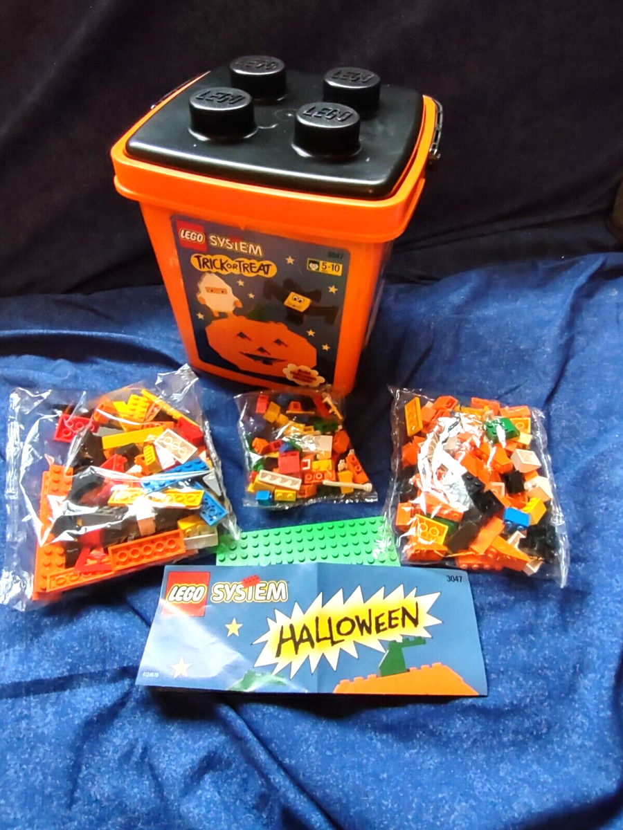 VTG Lego Freestyle Halloween Bucket #3047 250PCS 1998 Target