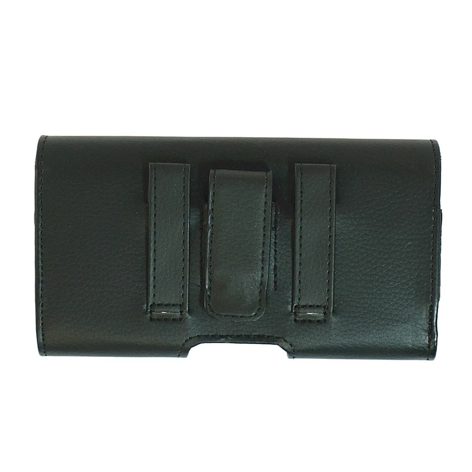 Reiko Samsung S8+ S9+Plus Note 8 Large Leather Pouch Black Clip Wallet Case - Image 3 of 4