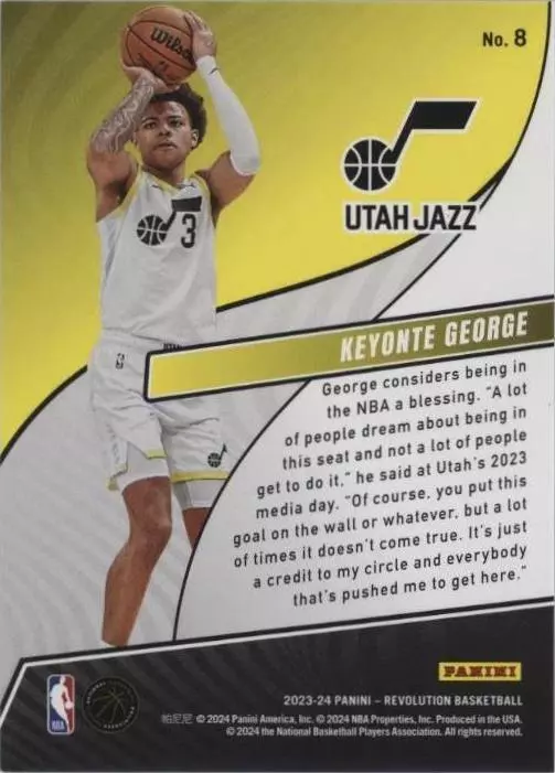 2023-24 Panini Revolution - Keyonte George #8