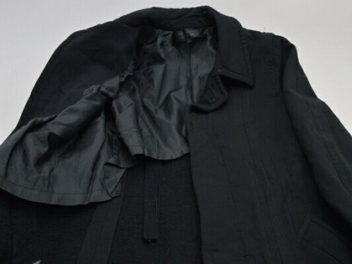 COMME des GARCONS Coat Polyester M Size Black RP-C005 AD2005 Men's Designers - Picture 4 of 9