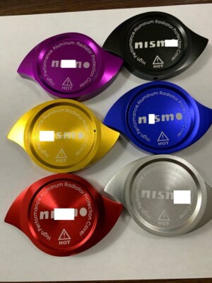 NEW JDM CNC Aluminum N.I.S.M.O Car Radiator Protection Cap Cover many colors!!