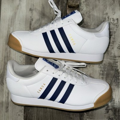 Adidas Originals Samoa Men's Size 10 Athletic Shoes White Black Casual Sneakers