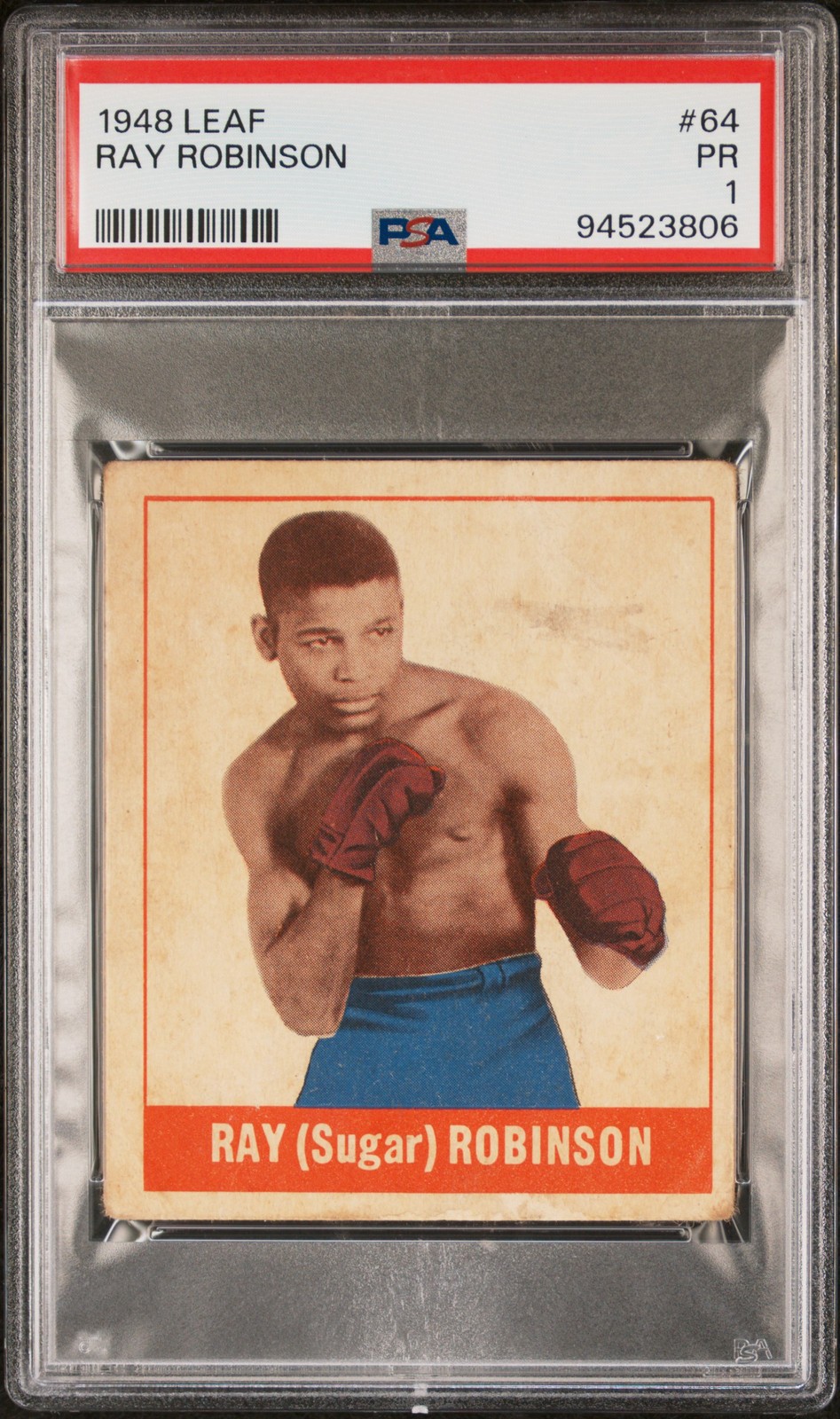 1948 LEAF #64 RAY ROBINSON PSA 1