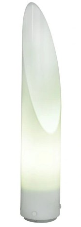 AMALFI WHITE POST SOCKET 1X E27/ 22W IP44 STEEL/ GLASS 88042
